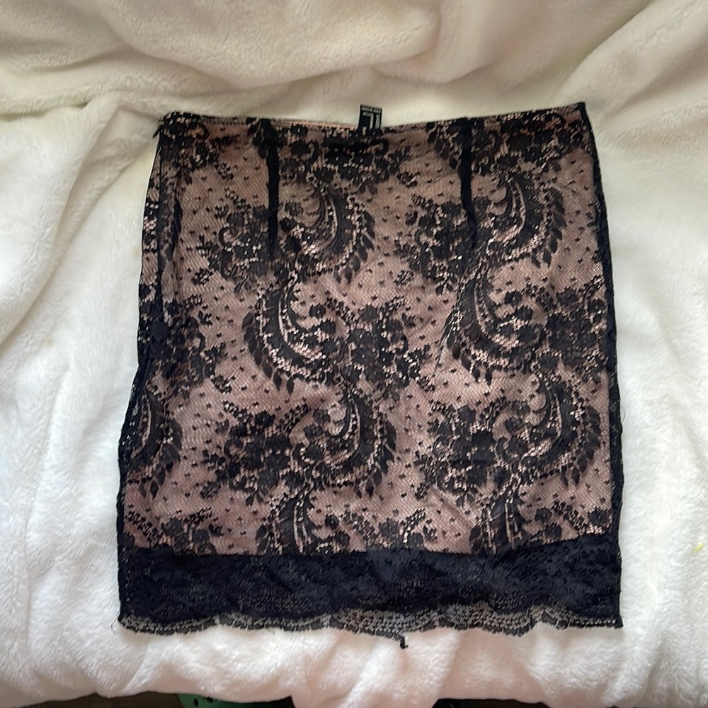 Black and pink skirt